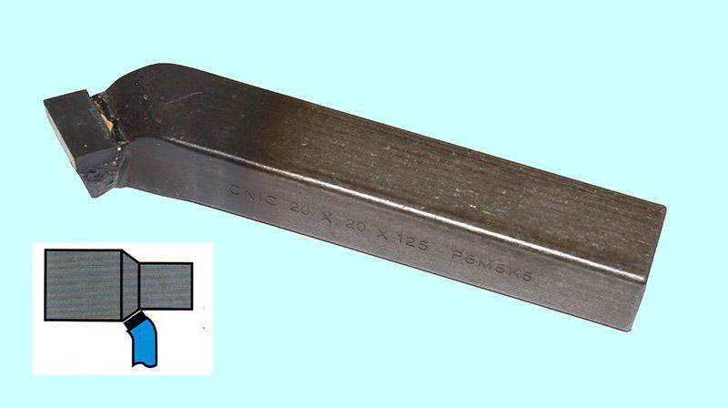 Резец проходной отогнутый 20х20х125 Р6М5К5 DIN 4972 CNIC