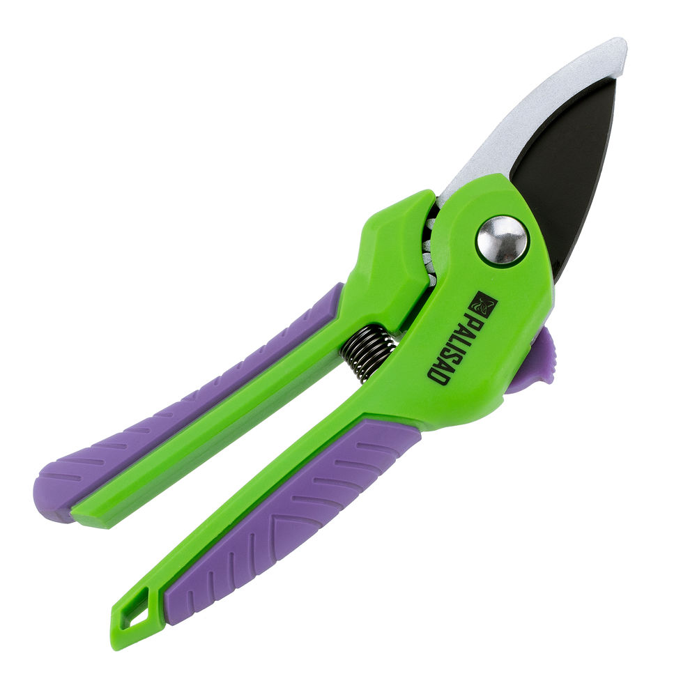 Секатор прямого реза, 210 мм, шестеренный привод, двухкомпонентные рукоятки, Palisad (60532)