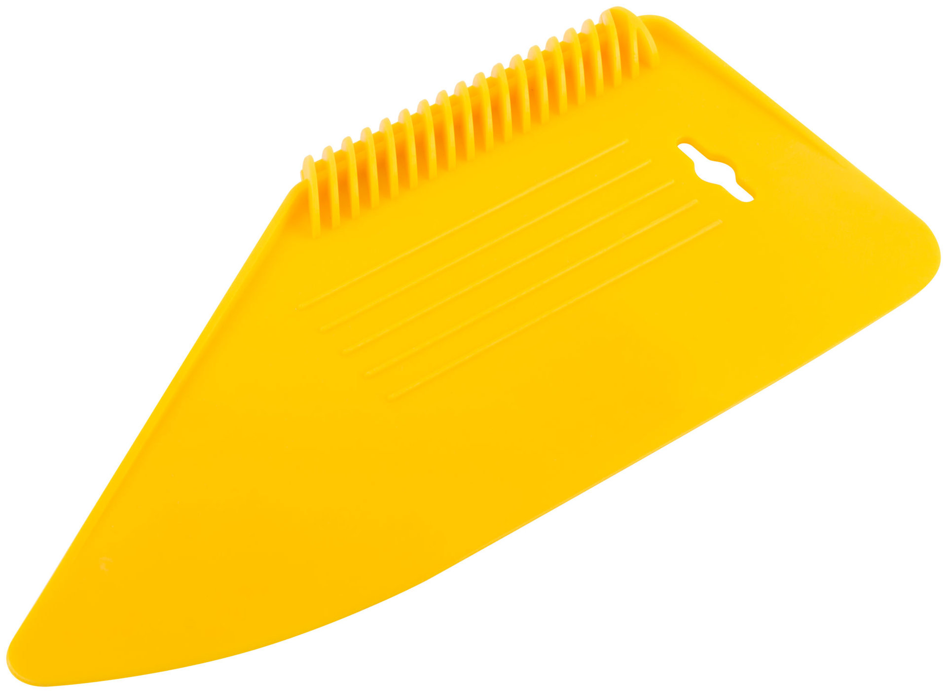 Шпатель прижимной, для разглаживания обоев, пластиковый, желтый 280 мм (06900)
