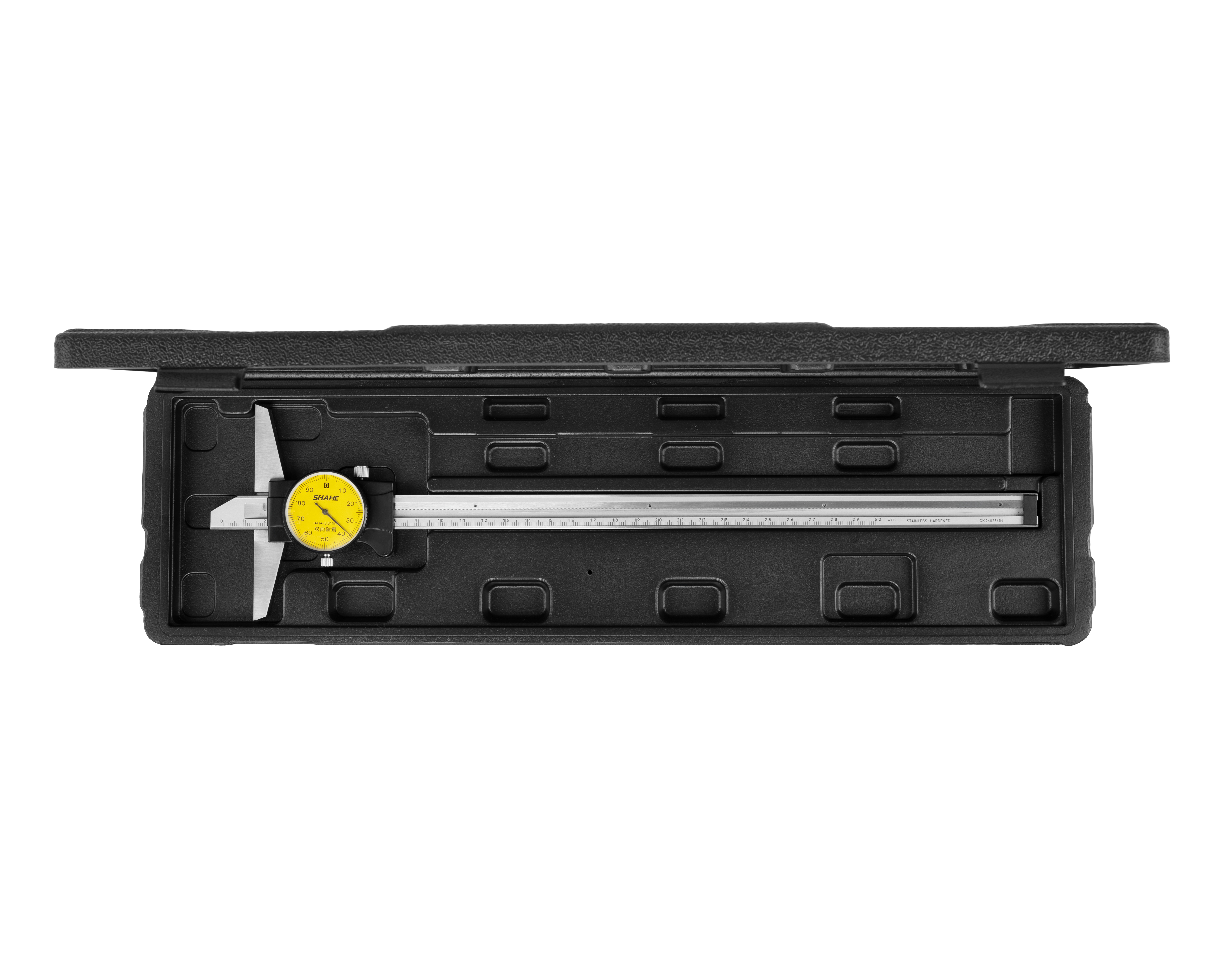 Штангенглубиномер ШГК- 300 0,01 с круг. шкалой SHAHE