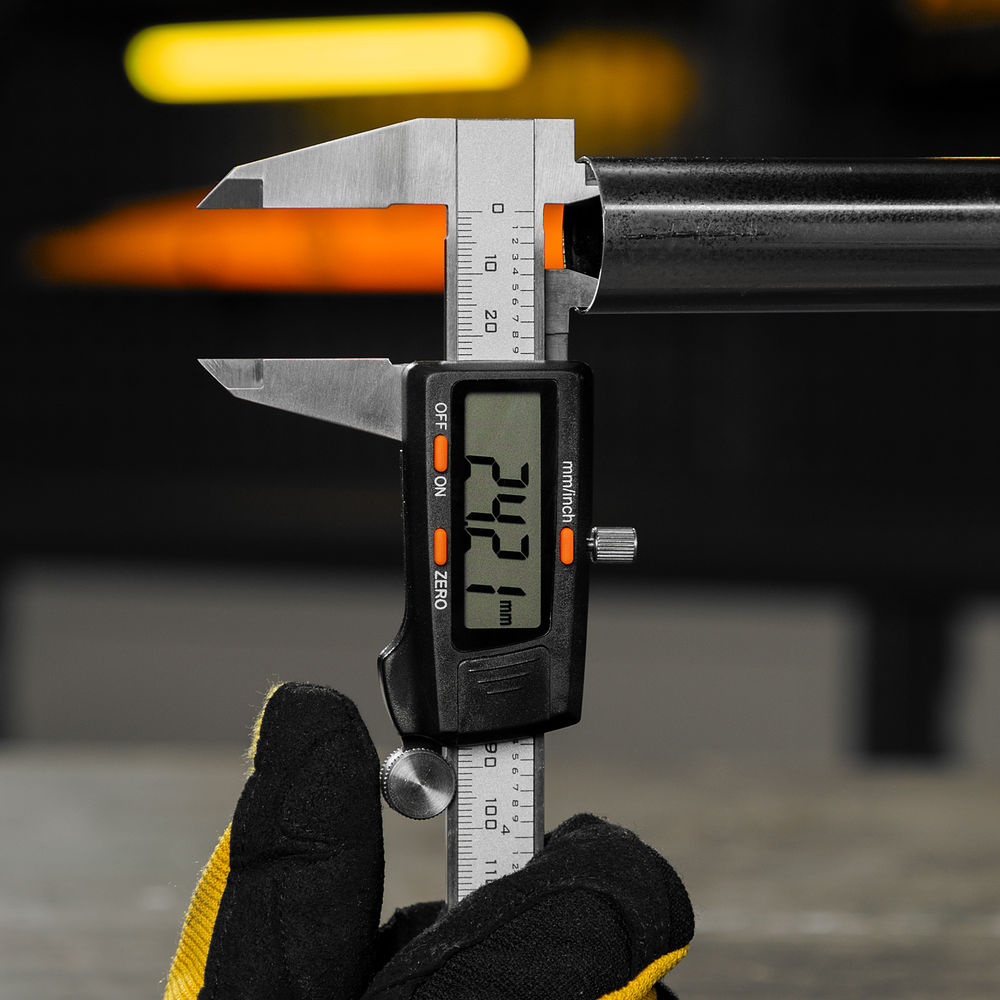 Штангенциркуль, 150 мм, электронный, с глубиномером Denzel (31613)