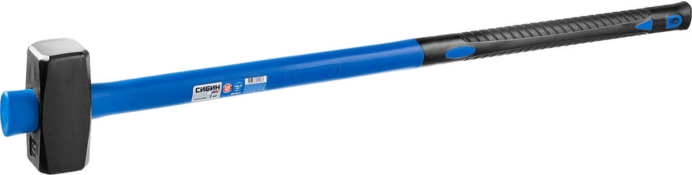 Кувалда с удлинённой фиберглассовой рукояткой 3 кг СИБИН 20134-3