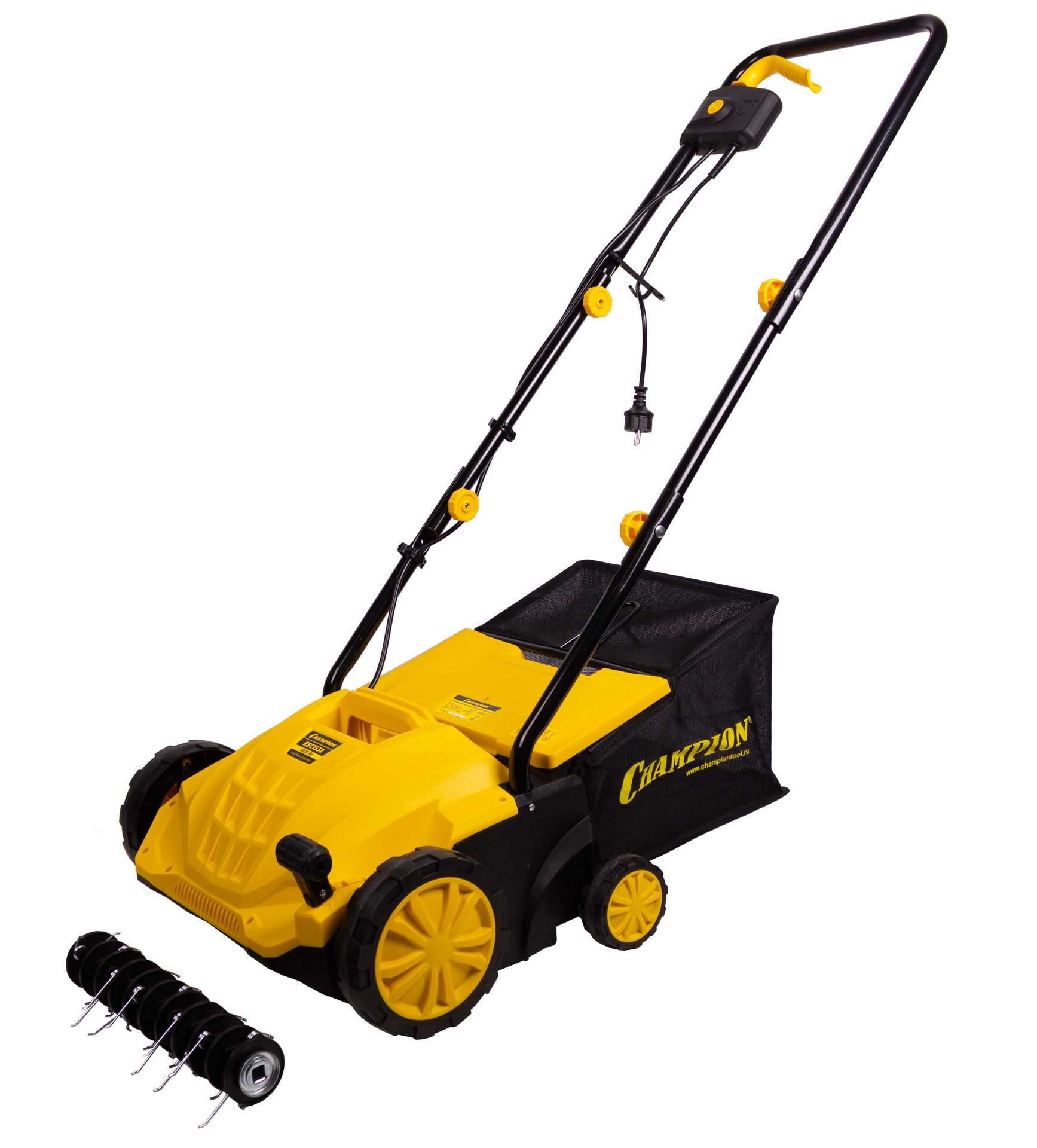 Скарификатор электрический CHAMPION ESC1532 (1,5 кВт, 320 мм, 35л, 9,3 кг, 2в1) (ESC1532)