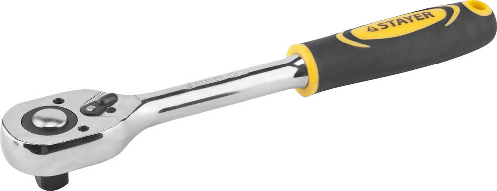 Трещотка для торцовых головок 1/2, 45 зубцов Professional STAYER 27786-1/2