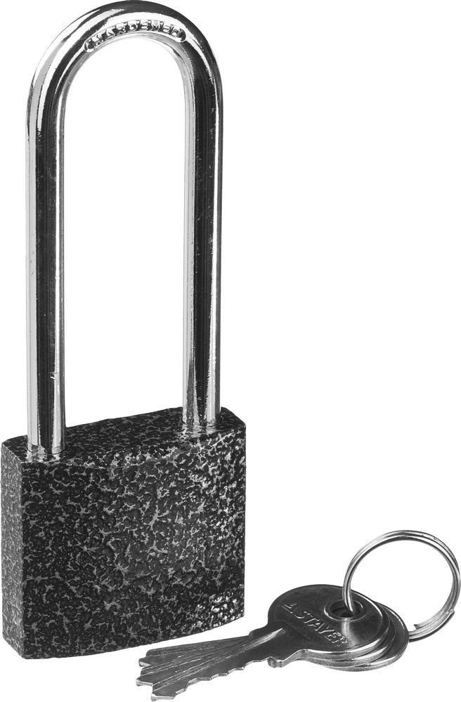 Замок навесной 38 мм, удлиненная дужка STAYER 37160-38-1