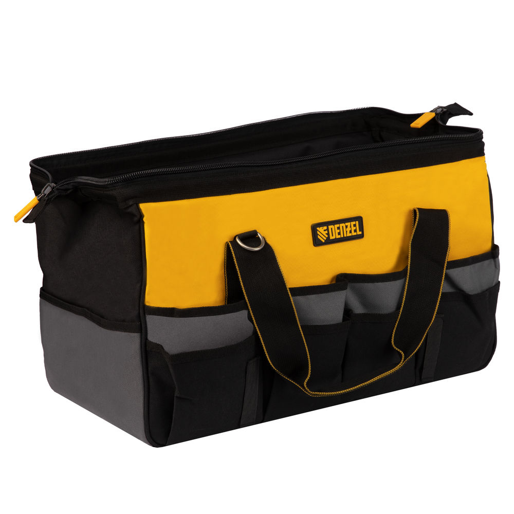 Сумка для инструмента, 500х245х300 мм, 20 карман.,съемный органайз. 10 карман.,наплеч. рем. Denzel