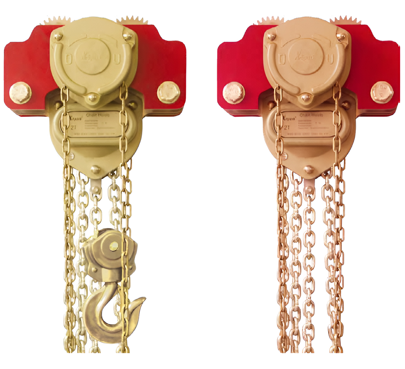 Таль цепная с кареткой (2т) искробезопасная, сплав BeCu 307D-1006, HORTZ