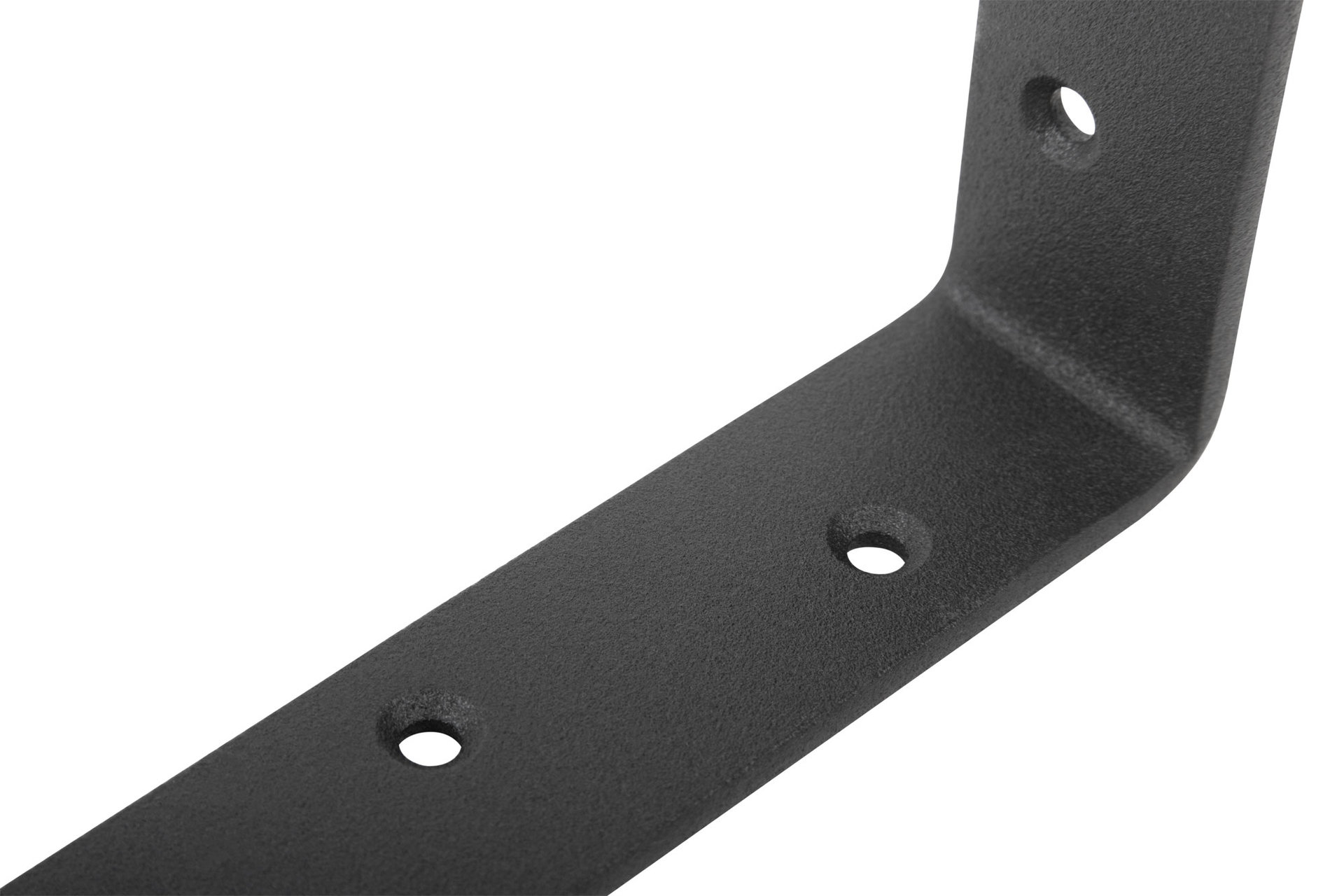 Уголок-кронштейн усиленный черный 150х125 мм (66102)