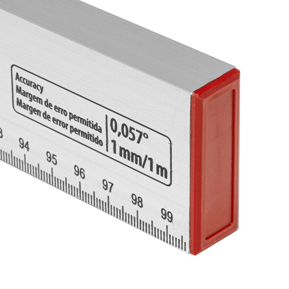 Уровень алюминиевый, 1000 мм, 2 глазка, линейка Sparta (35110)