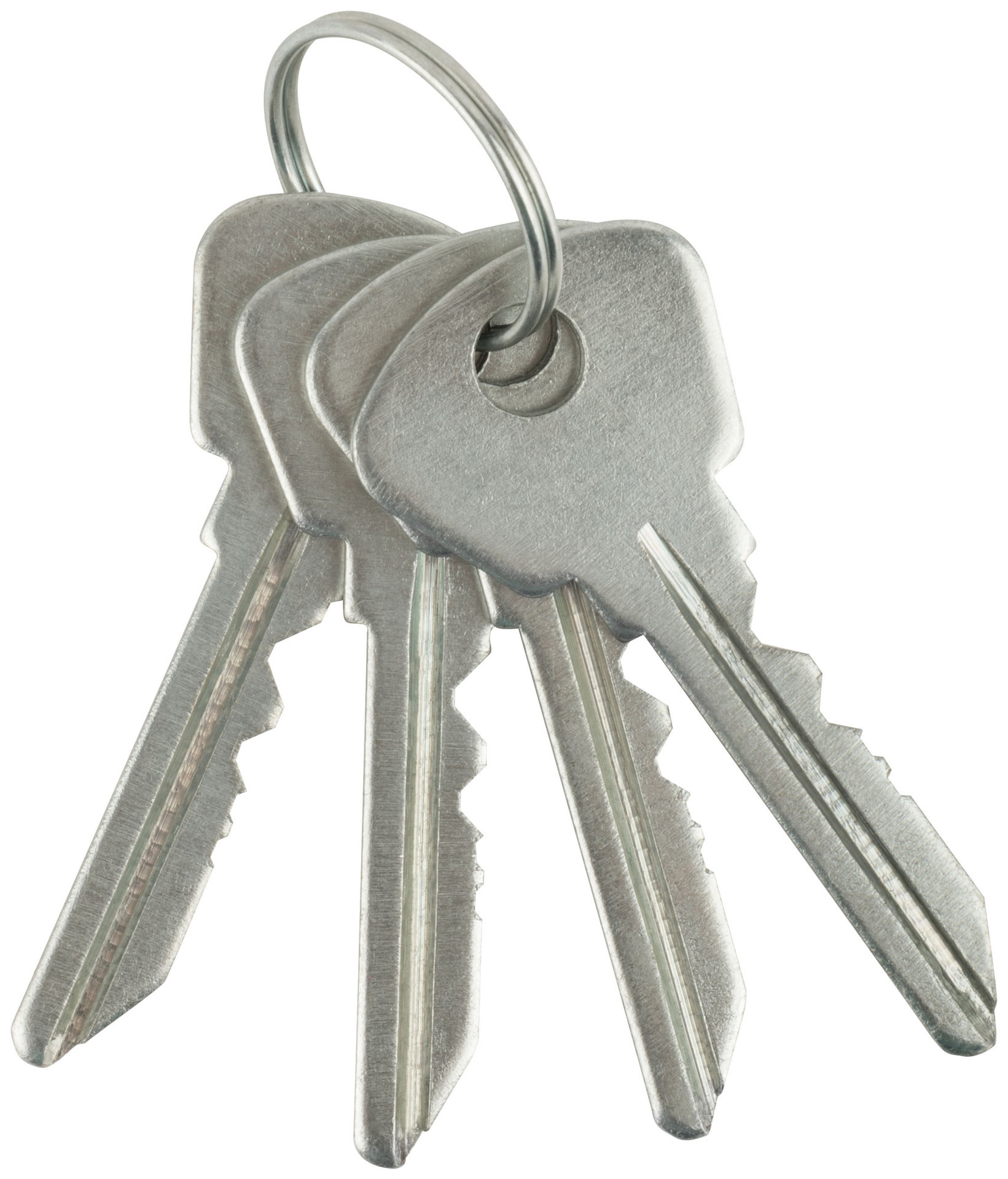 Замок врезной с ручками Зенит ЗВ4-3.01, серебро (67001)