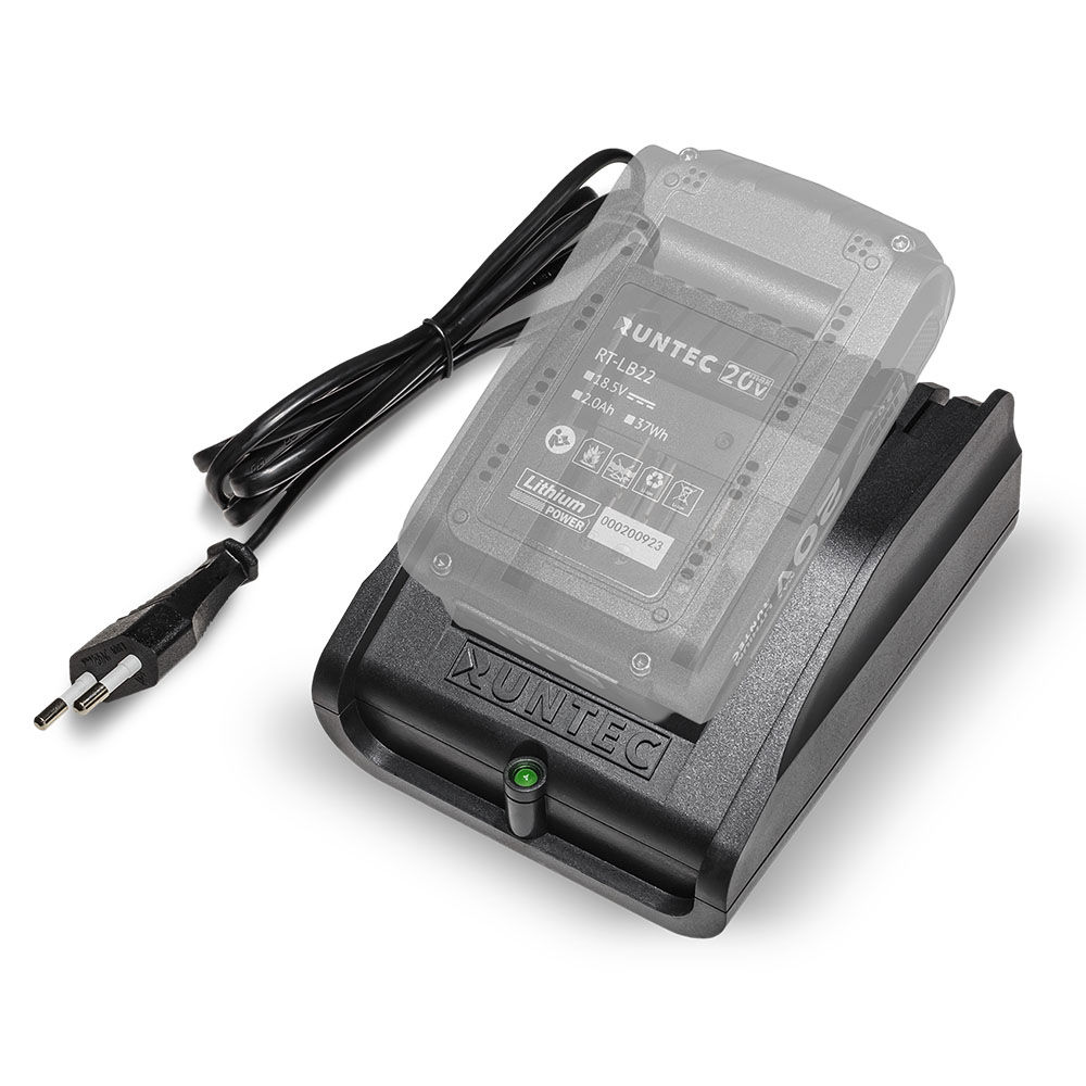 Зарядное устройство PRO для 20В батарей, 2А RUNTEC RT-LBCH20