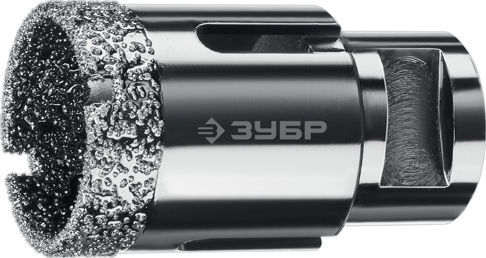 Коронка алмазная вакуумная АВК, d 35 мм, М14, 15 мм кромка ЗУБР Профессионал 29865-35