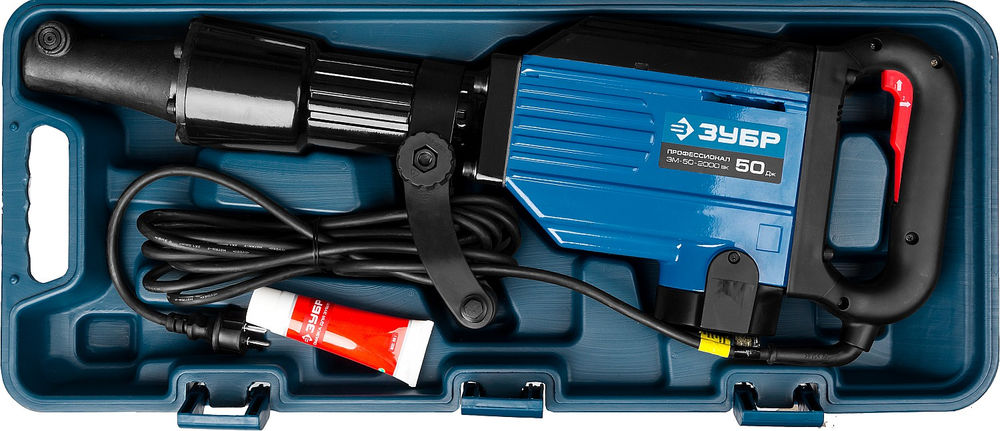 Отбойный молоток HEX-28 50 Дж, 2000 Вт, АВТ ЗУБР Бетонолом Профессионал ЗМ-50-2000 ВК
