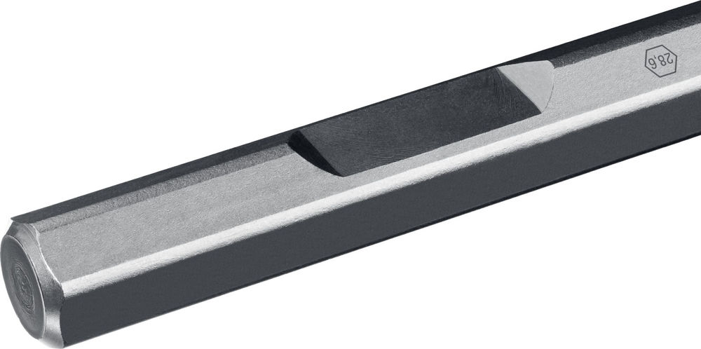 Зубило пикообразное 400 мм HEX 28 ЗУБР БУРАН 29380-00-400