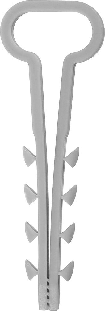 Дюбель-хомут для плоского кабеля ДХ-П 12 мм, нейлон, 100 шт ЗУБР 30912-12