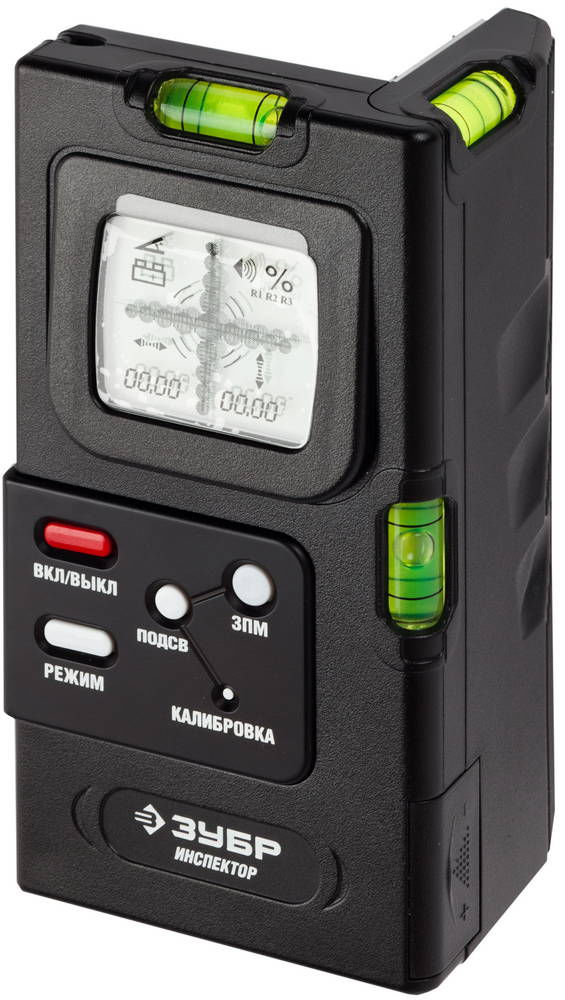 Уровень-уклономер электронный двухплоскостной ИНСПЕКТОР 3D ± 0.05 ЗУБР Профессионал 34747