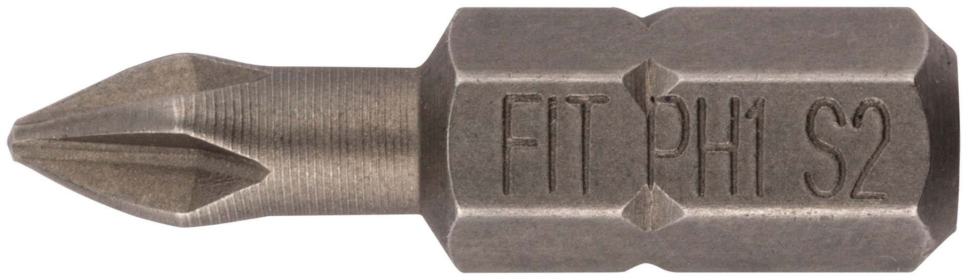 Биты сталь S2, упаковка блистер, односторонние 25 мм РН1, 20 шт. (56801)