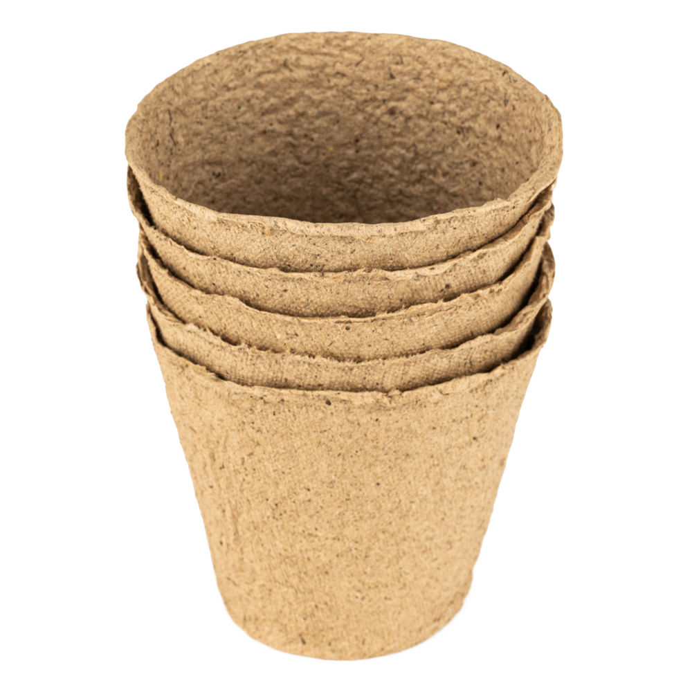 Горшочек для рассады, 110 х 100 мм, торфяной, 5 шт, (64362)