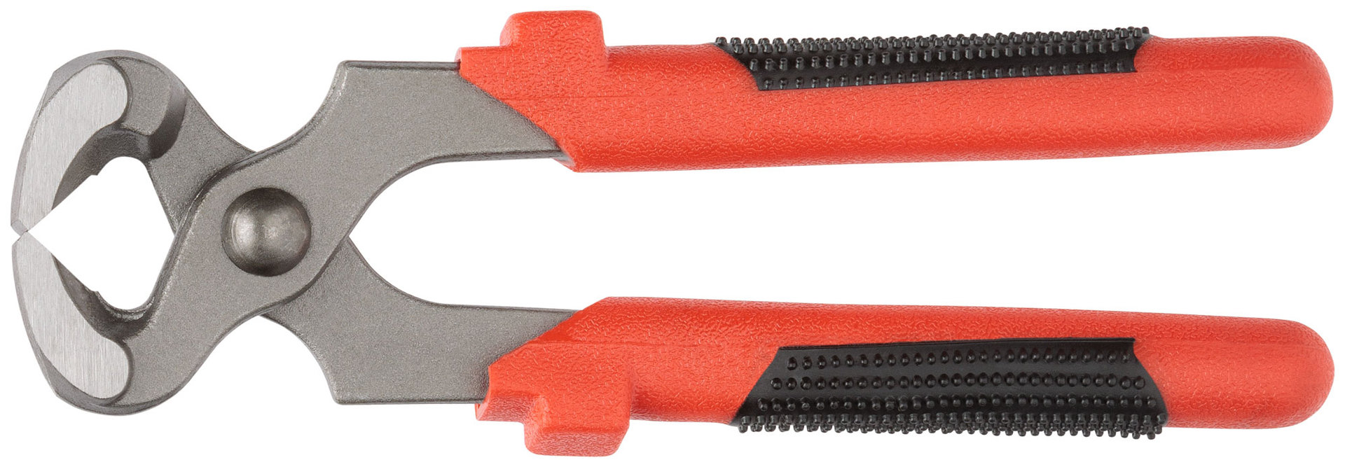 Клещи строительные Стандарт, пластиковые красно-черные ручки 180 мм