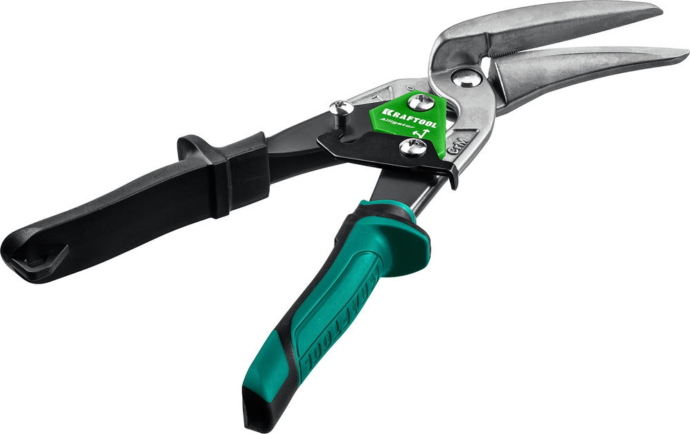 Ножницы по металлу 280 мм левые усиленные с выносом Alligator KRAFTOOL 2328-LL