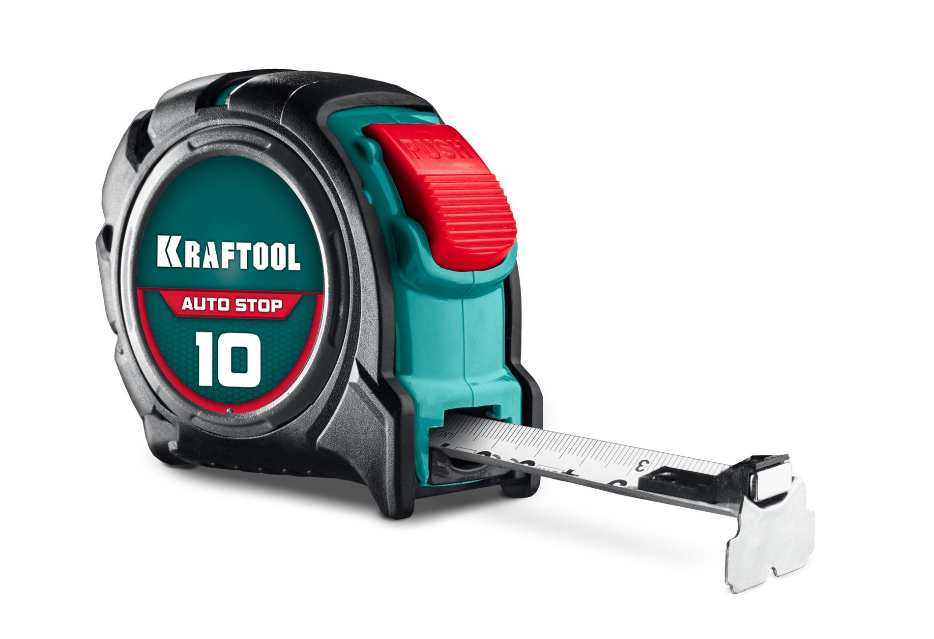 KRAFTOOL AutoStop 10м х 25мм, профессиональная рулетка с автостопом (3412-10-25_z01)