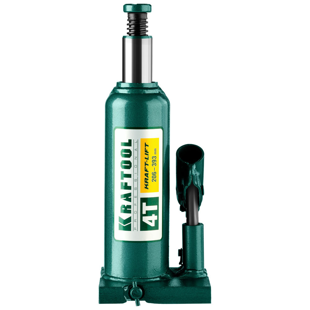 Домкрат бутылочный гидравлический 4 т, 194 - 372 мм KRAFT-LIFT KRAFTOOL 43462-4