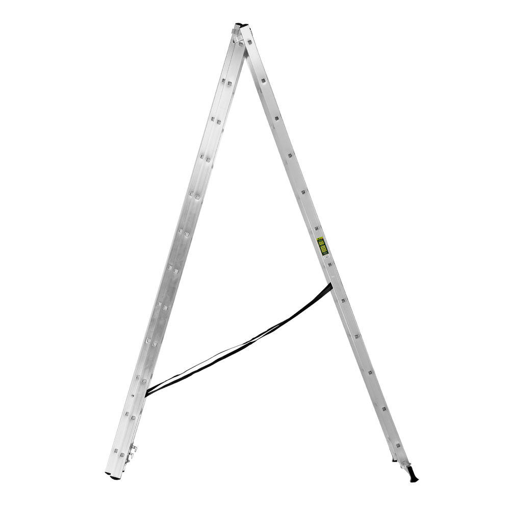 Лестница, 3 х 12 ступеней, алюминиевая, трехсекционная, Сибртех (97822)