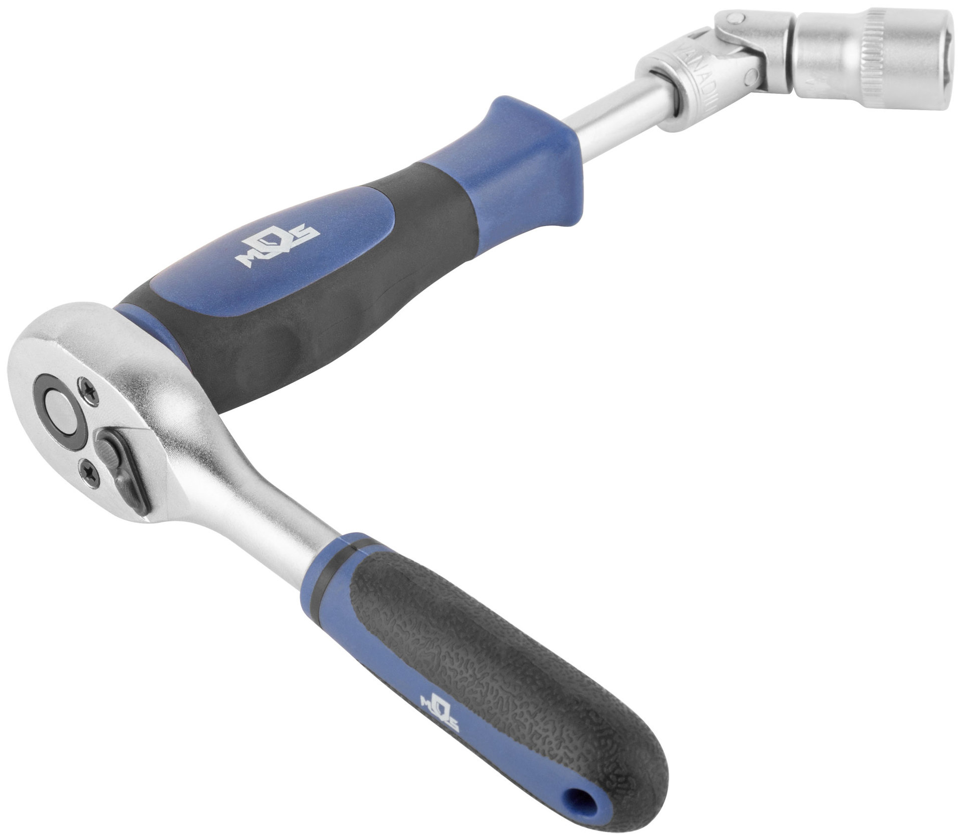 Мини-набор инструмента (биты, головки, вороток, удлинитель), 38 шт., пластиковый кейс (65000М)