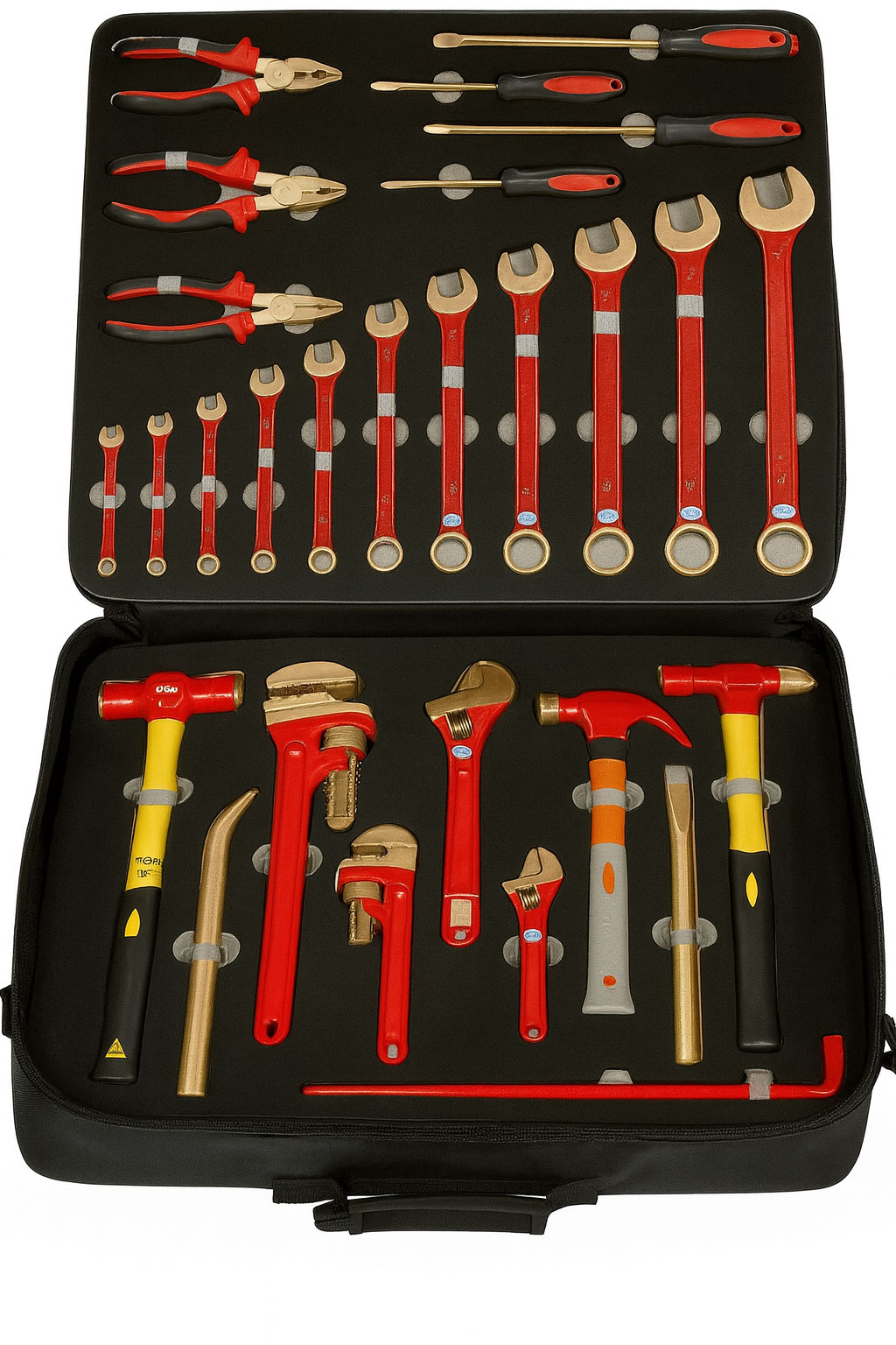 Набор взрывобезопасного инструмента (28 предметов) AlCu № K-28, HORTZ