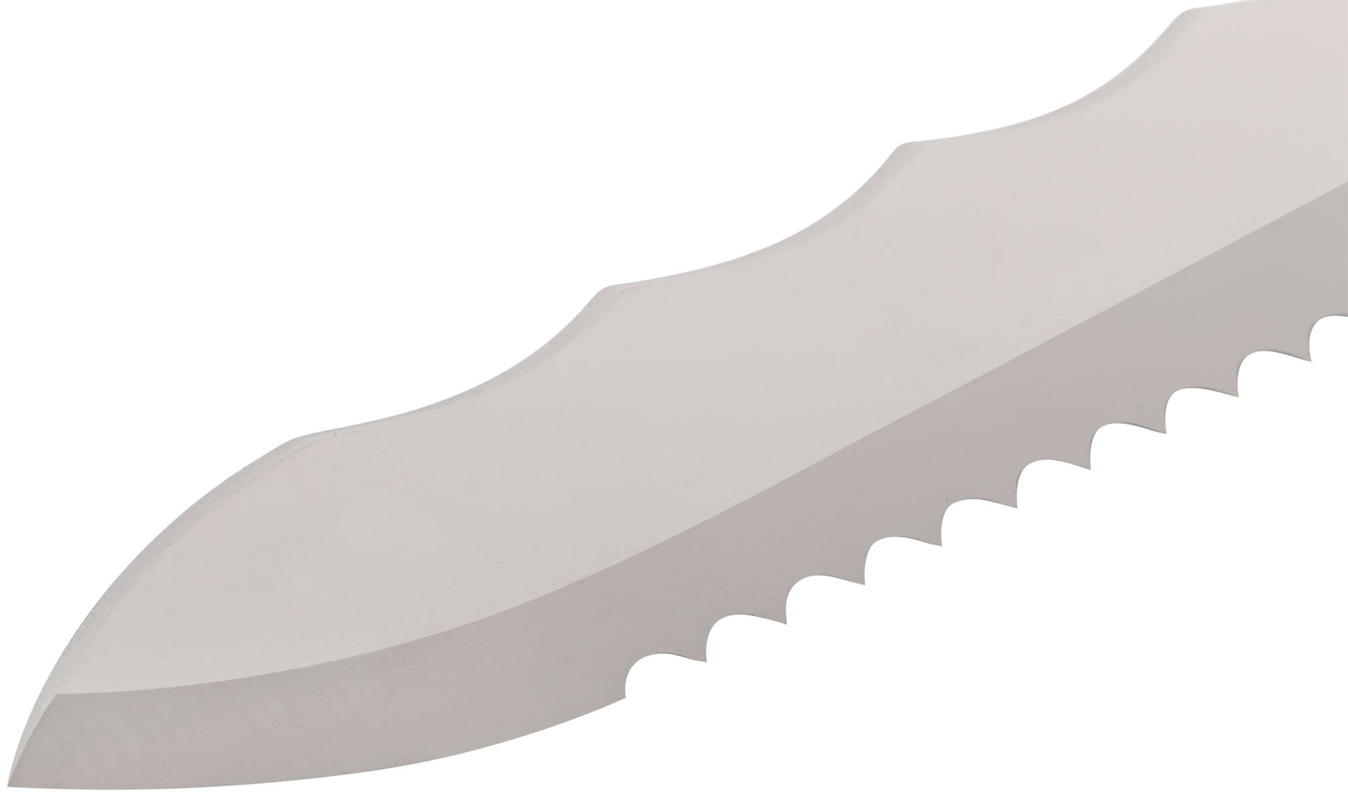 Нож для резки теплоизоляционных плит, двустороннее лезвие 280х27 мм, нерж.сталь, прорезиненная ручка (10636)