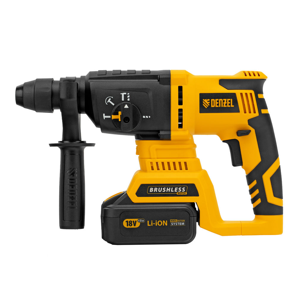 Перфоратор аккумуляторный BLRH-IB-26 Li-Ion, 18 В Denzel (26701)
