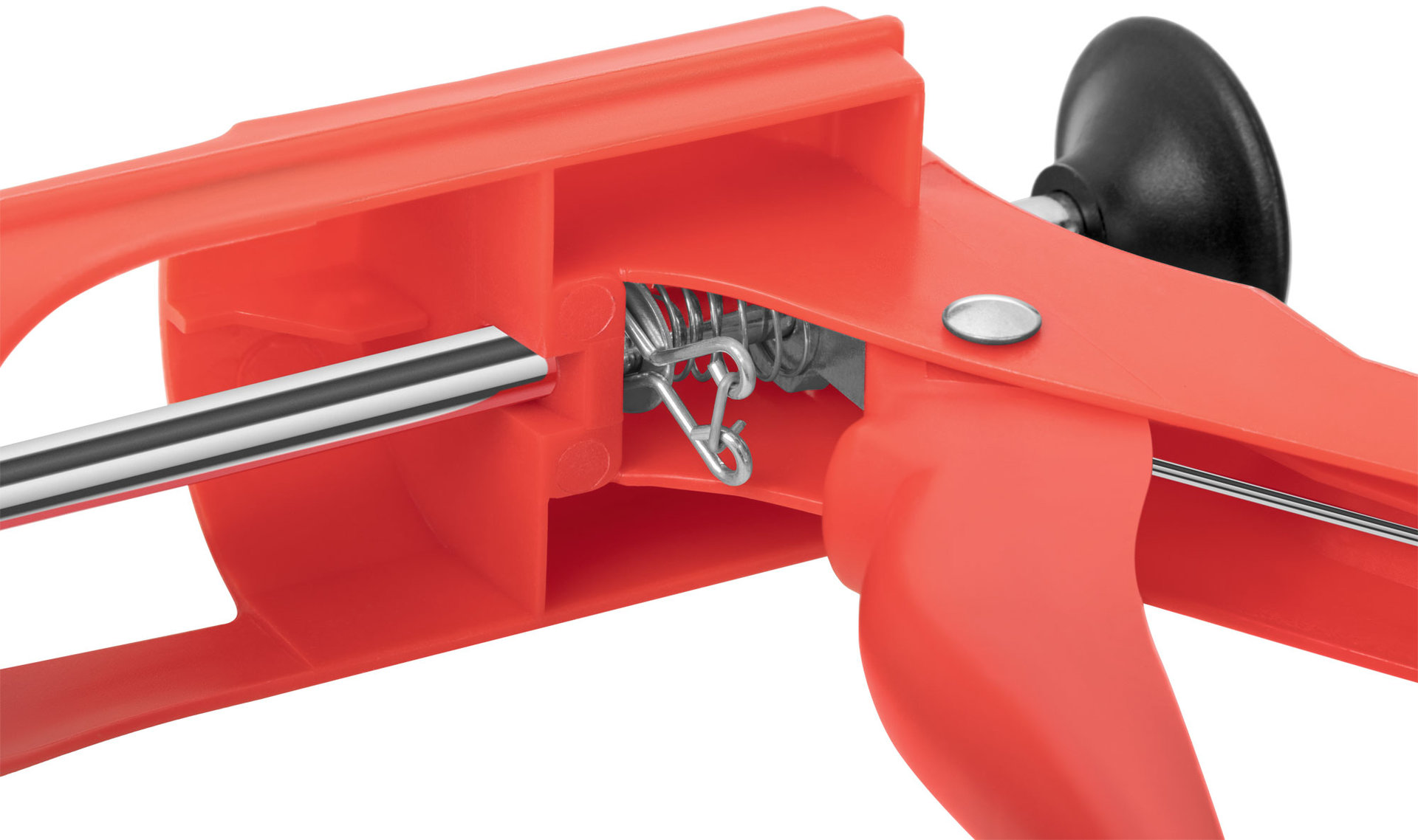 Пистолет для герметика 225 мм полукорпусной, пластиковый корпус (14168)