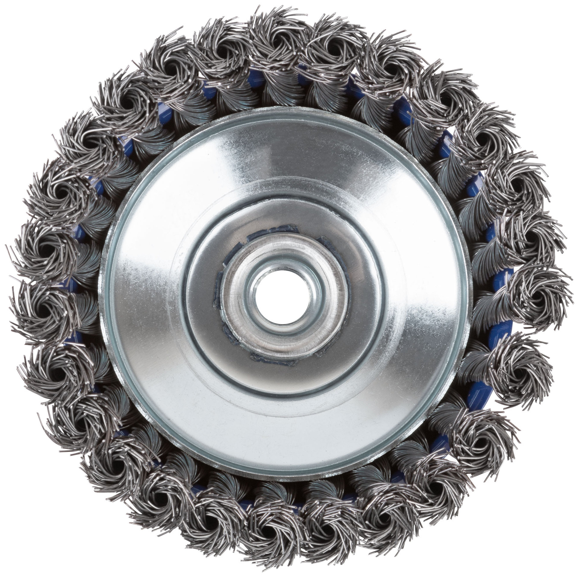 Щетка для УШМ, М14, тип Чашка, крученая витая проволока 0,5 мм, 125 мм, CUTOP Profi (82-523)