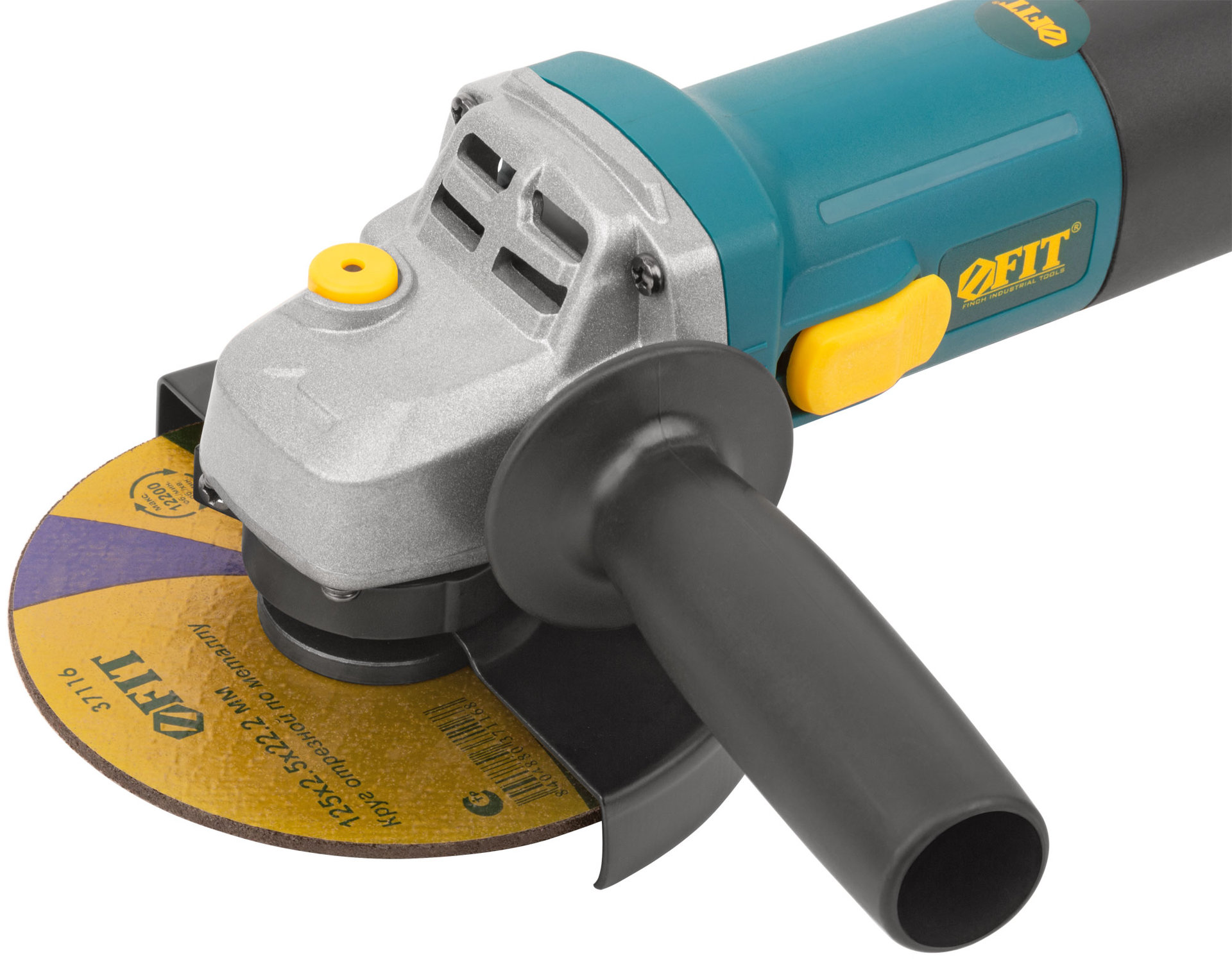 Шлифмашина угловая 900 Вт; 11000 об/мин; КлК 125 мм; 1,9 кг; армир. ротор; мал.; рез. накл.; коробка (80315)