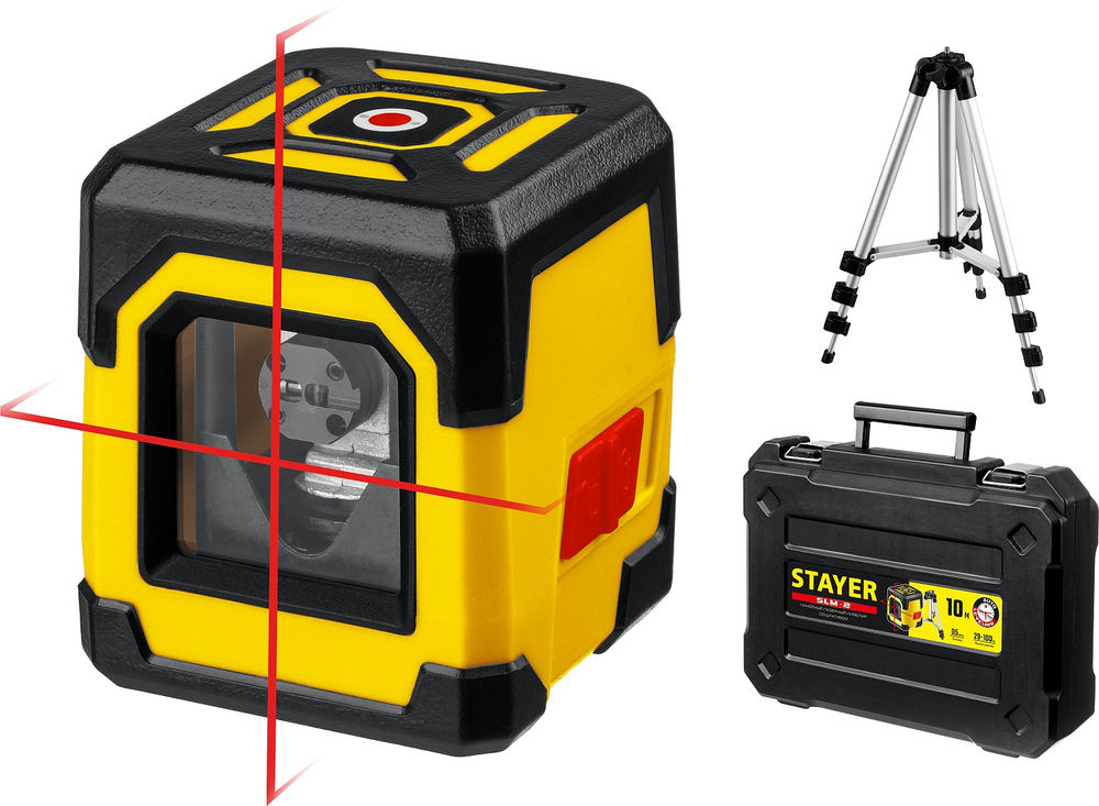 Лазерный нивелир 10 м Professional STAYER 34961-2