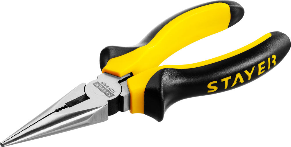 Тонкогубцы 160 мм TOPGrip STAYER 2205-3-16