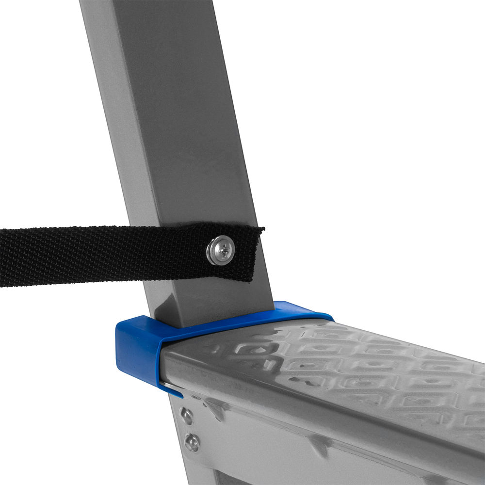 Стремянка двухсторонняя 6 ступеней, сталь профиль, стальные ступени, Сибртех (97986)