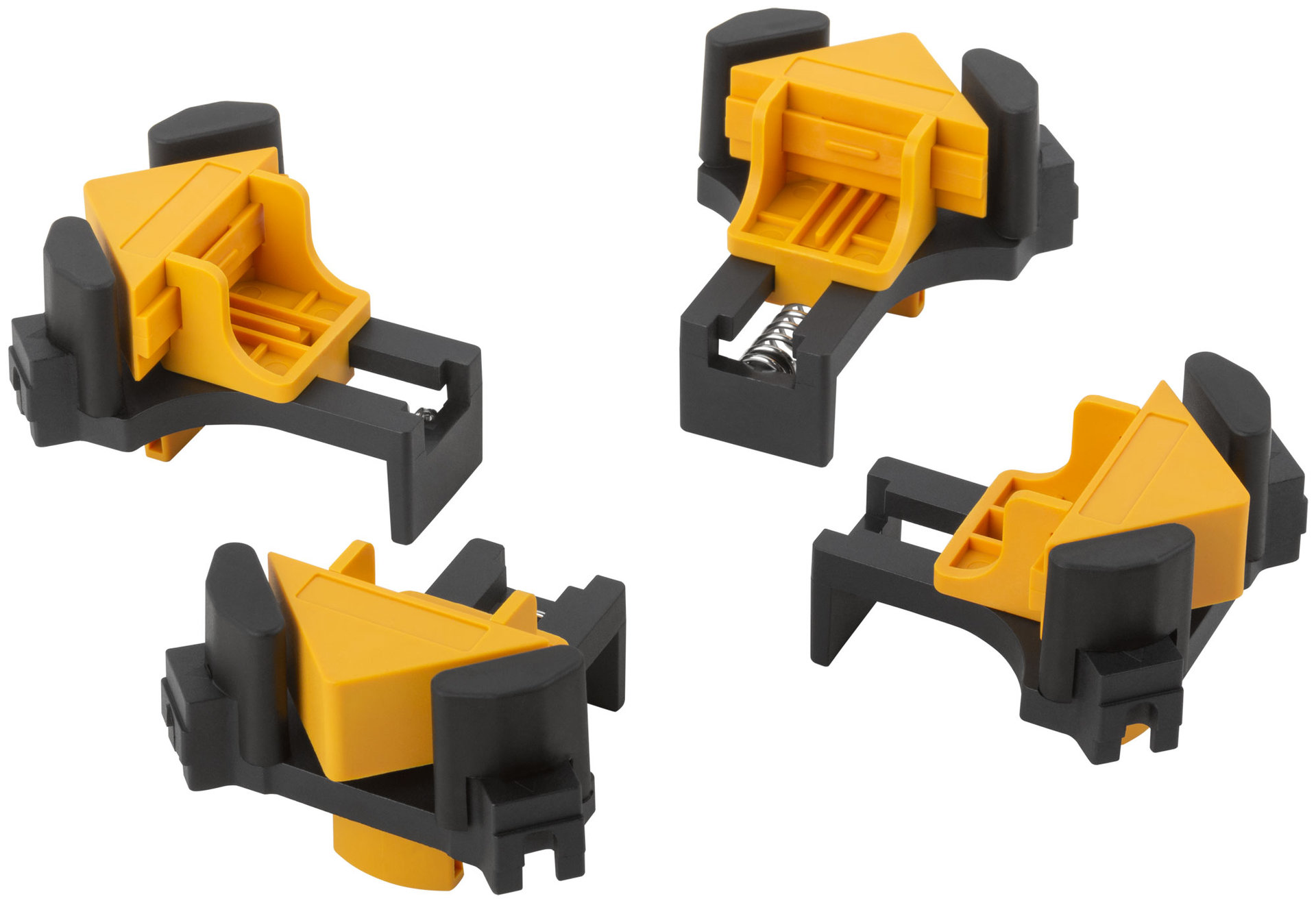 Струбцины угловые нейлоновые, набор 4 шт., 5-22 мм (59290)