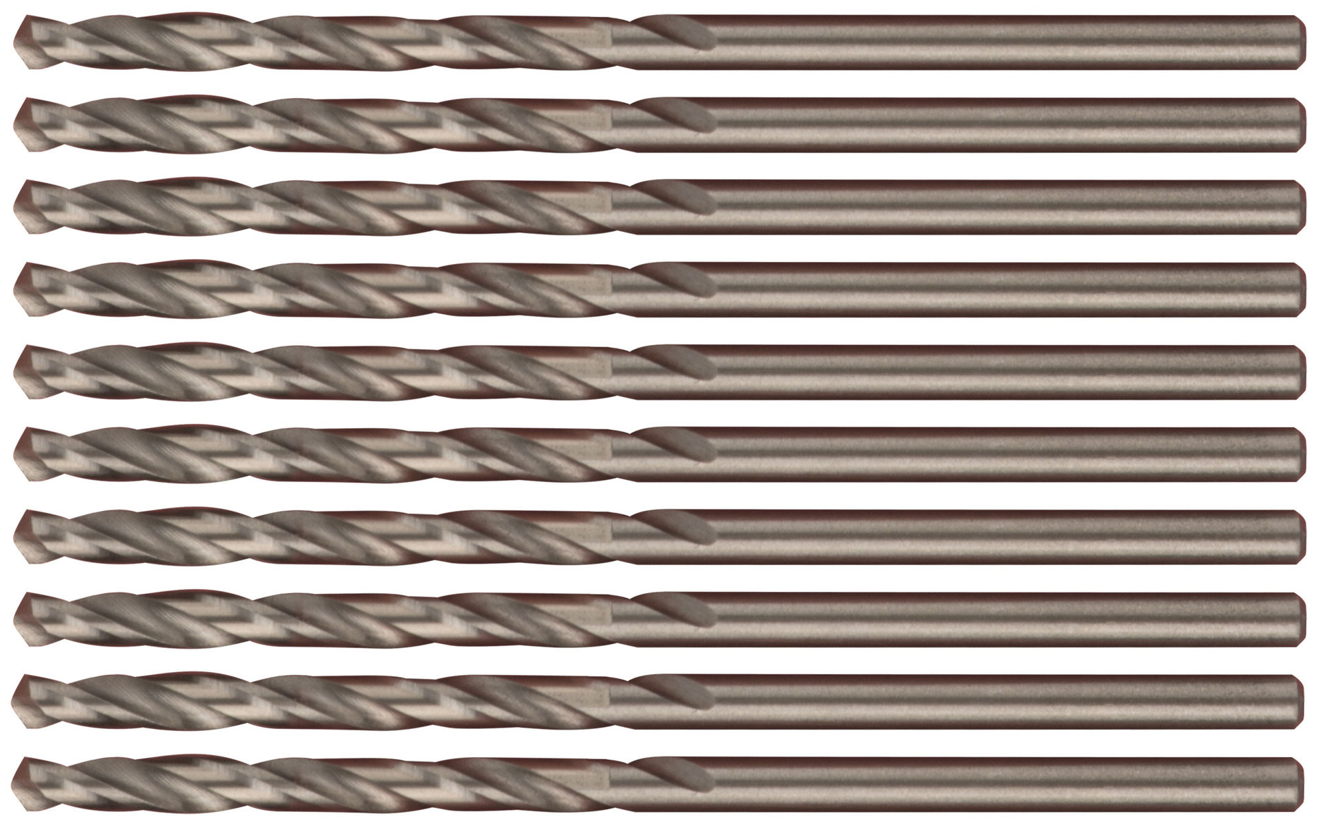 Сверло по металлу Cutop Profi с кобальтом 5%, 2,5 x 57 мм (10 шт) (48-25-10)