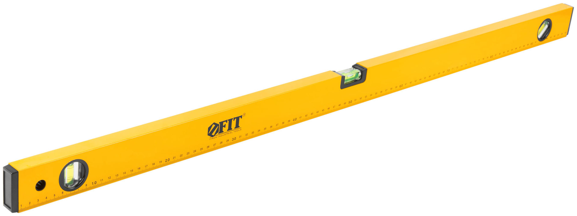 Уровень Стайл, 3 глазка, желтый усиленный корпус, фрезер. рабочая грань, шкала, Профи 1000 мм (18210)