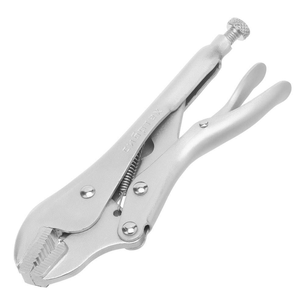 Зажим ручной, усиленный, плоский захват, 180 мм Сибртех (18427)