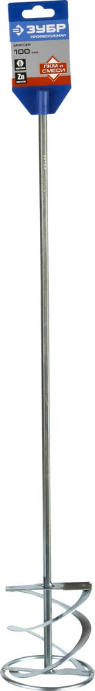 Миксер для красок 100?600 мм шестигранный хвостовик ЗУБР Профессионал 0603-10-60_z02