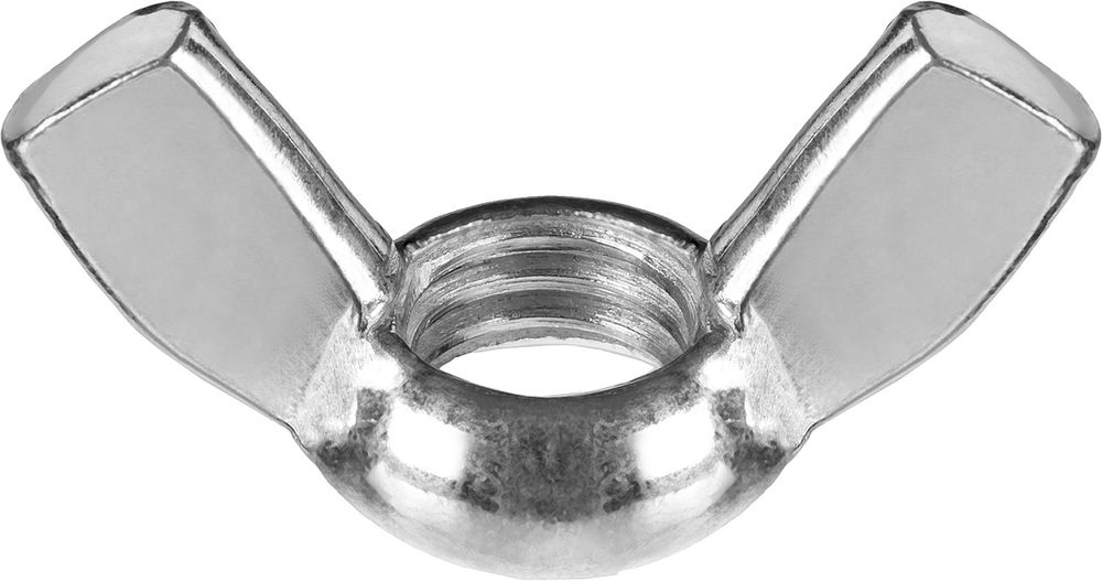 Барашковая гайка M10, цинк, 2 шт ЗУБР DIN 315 303736-10