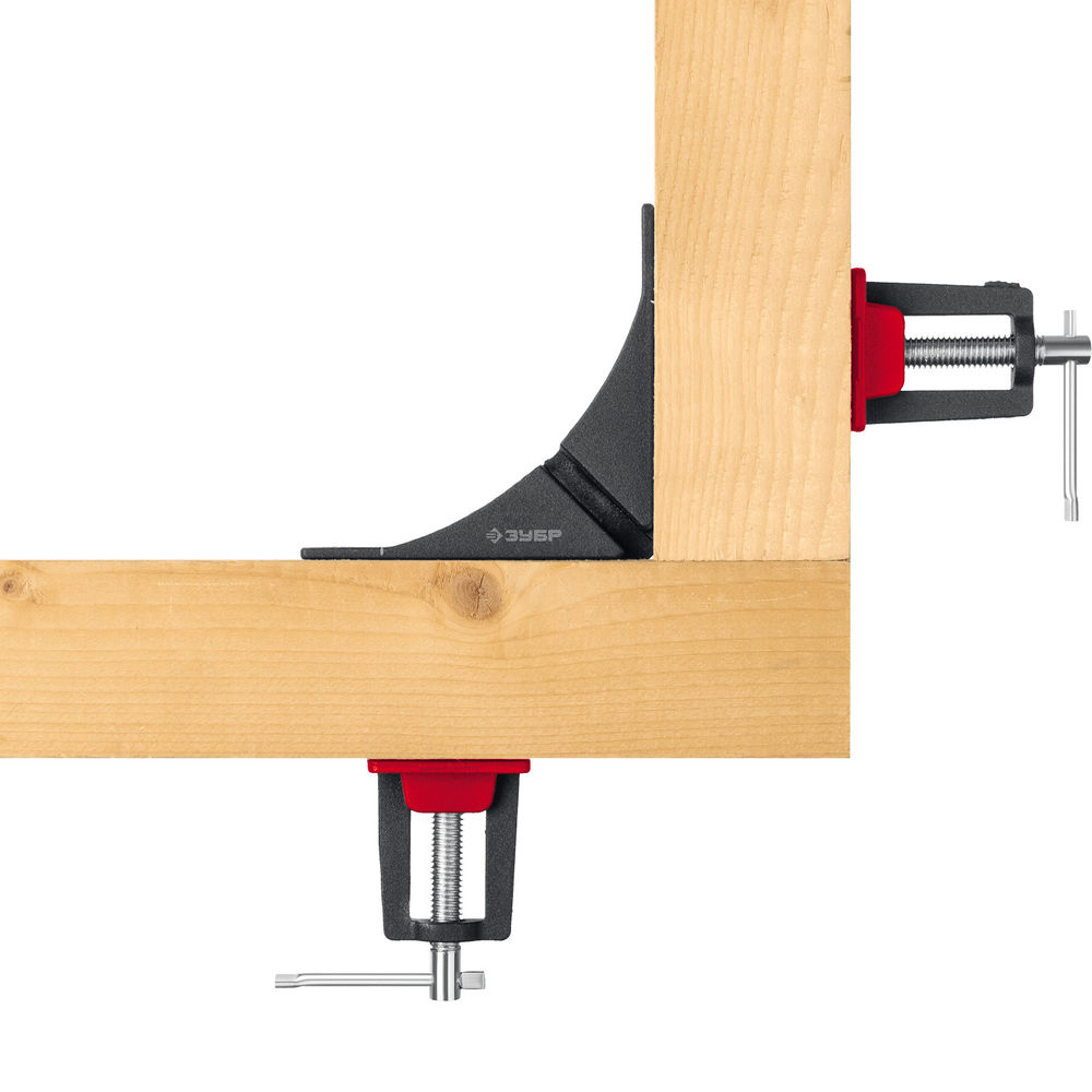 Струбцина угловая алюминиевая 2 x 73 мм ЗУБР У-90 32219