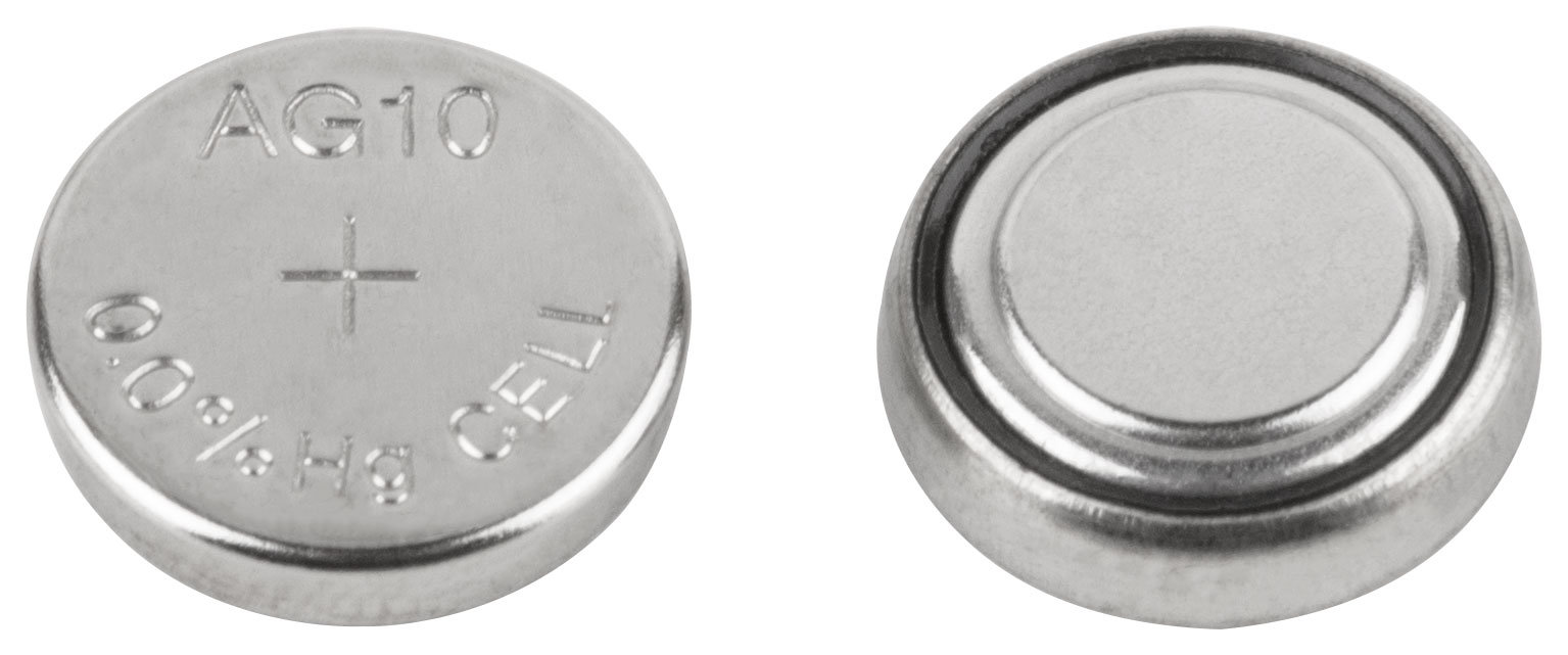 Батарейка щелочная, 1.5 В, тип АG10, 10 шт. (LR54)