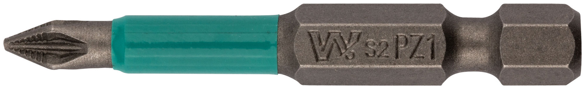 Биты WP, сталь S2, с насечкой, Профи, 50 мм PZ1, 10 шт. (57596)