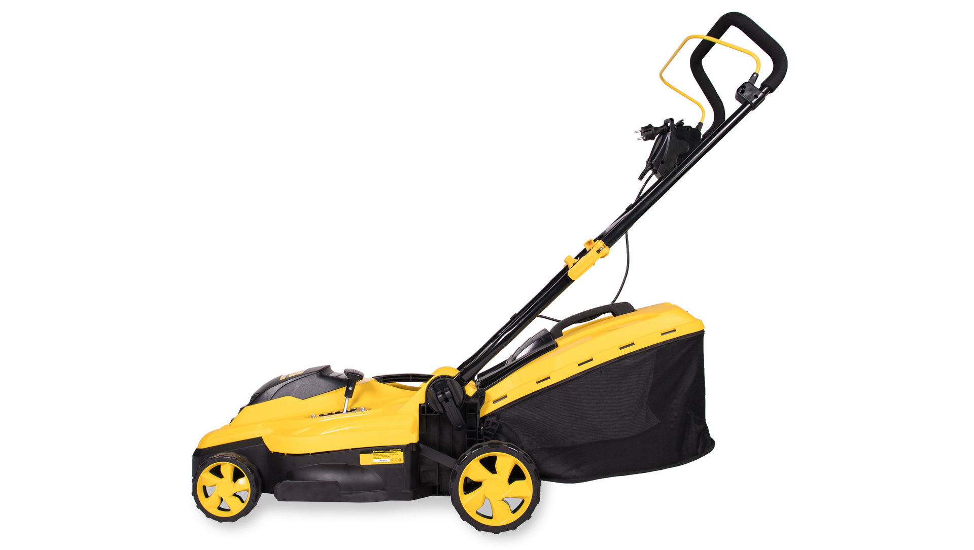 Газонокосилка эл. CHAMPION EM3616 (1,6 кВт пласт.+ткань травосб. 45л ширина 360мм 20-70мм, 11,5кг) (EM3616)