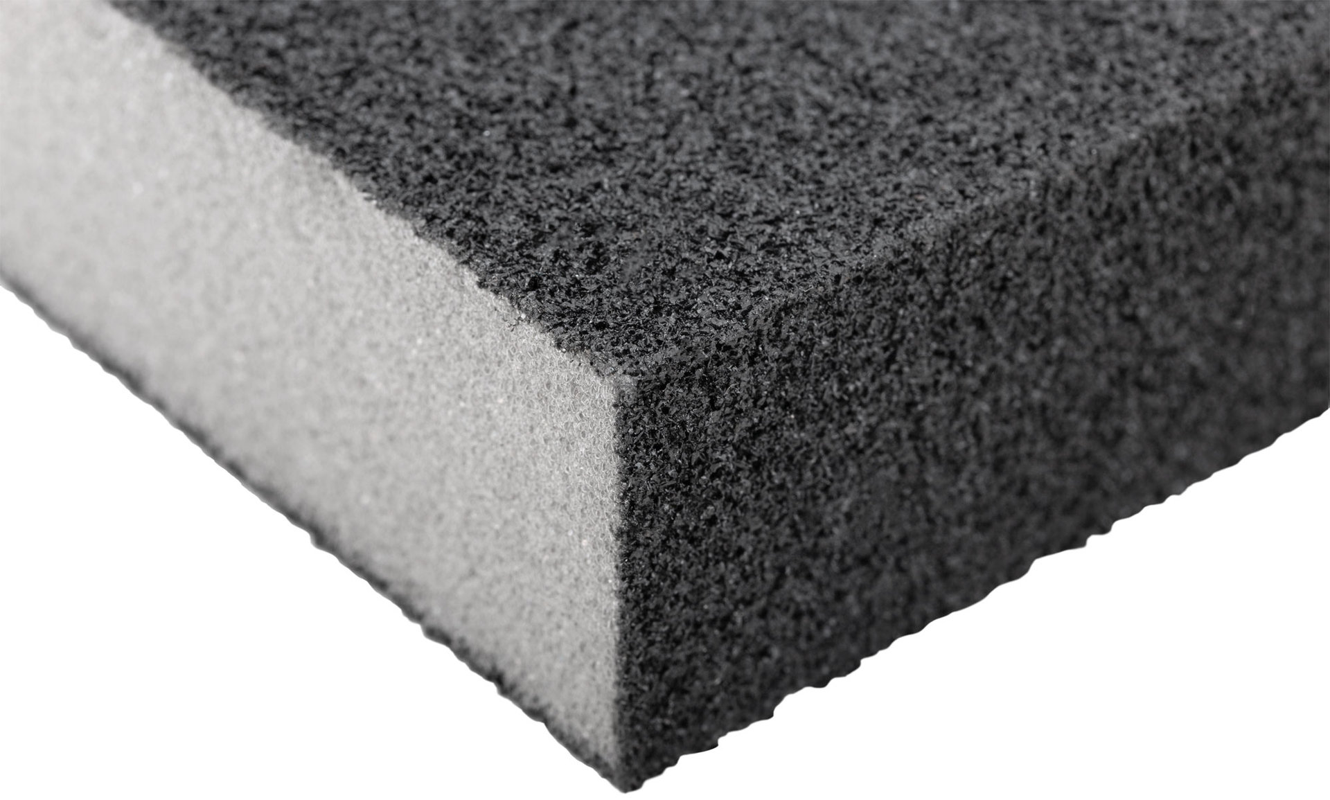 Губка шлифовальная алюминий-оксидная, 100х70х25 мм, средняя жесткость Р 60/ Р 100 (38367)