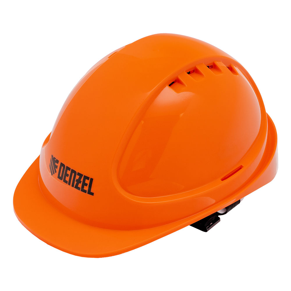 Каска защитная ударопрочная, ABS/PC, плавная регулировка, модель «Форвард» (К-05)оранж. Denzel (89206)