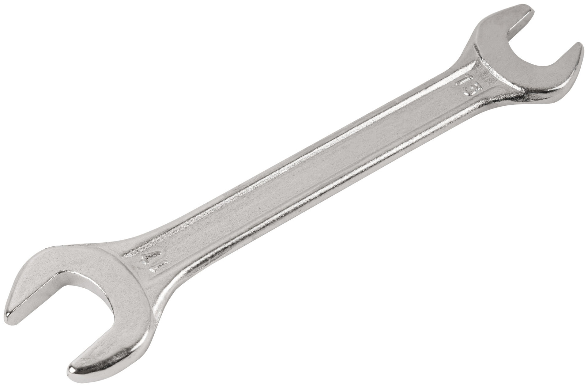 Ключ рожковый, хромированное покрытие 13х17 мм (63507)